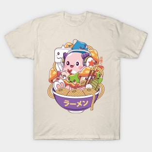 Maple World Monsters Ramen T-Shirt